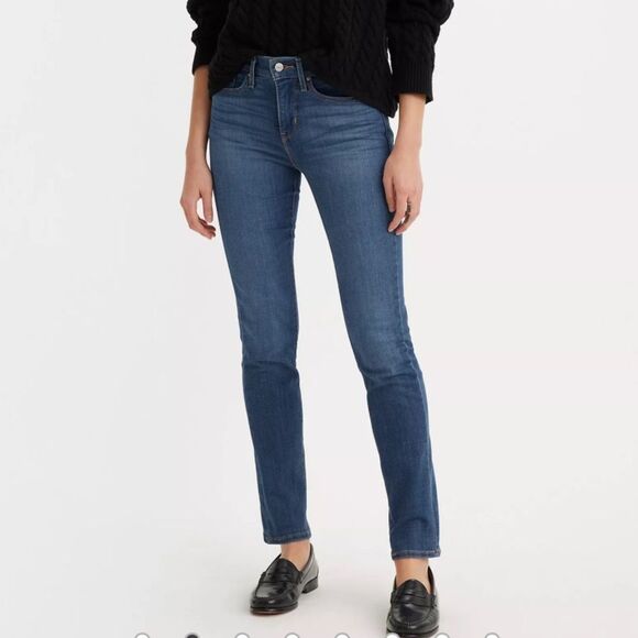 Levi’s 312 Shaping Slim Mid Rise Blue Jeans | Size 27 - Picture 1 of 8